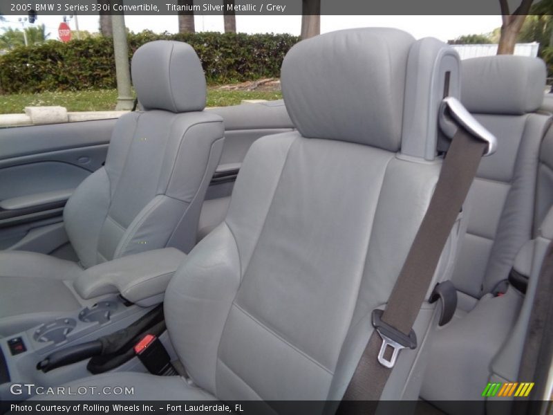 Titanium Silver Metallic / Grey 2005 BMW 3 Series 330i Convertible
