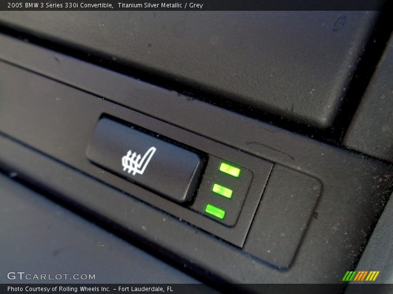 Titanium Silver Metallic / Grey 2005 BMW 3 Series 330i Convertible