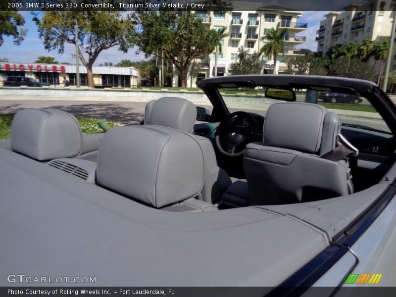 Titanium Silver Metallic / Grey 2005 BMW 3 Series 330i Convertible