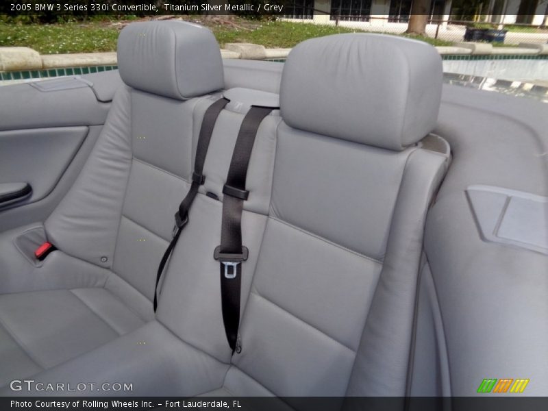 Titanium Silver Metallic / Grey 2005 BMW 3 Series 330i Convertible