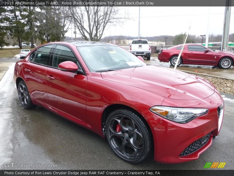 Front 3/4 View of 2018 Giulia Ti AWD