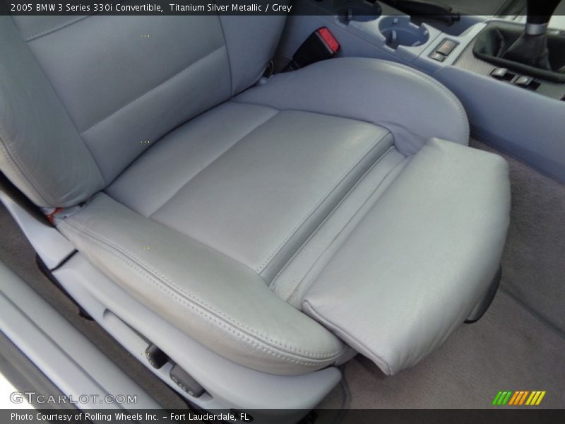 Titanium Silver Metallic / Grey 2005 BMW 3 Series 330i Convertible