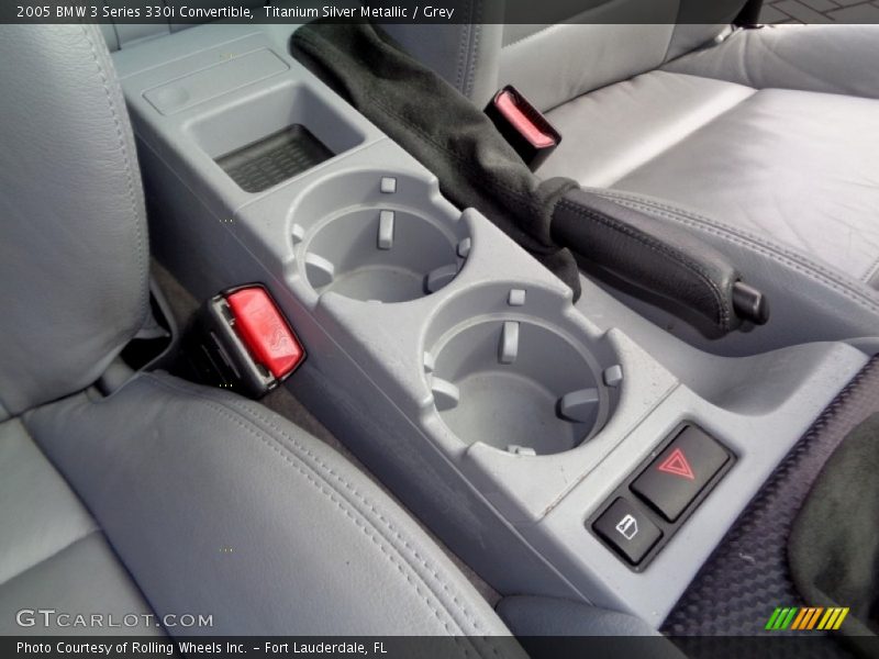 Titanium Silver Metallic / Grey 2005 BMW 3 Series 330i Convertible