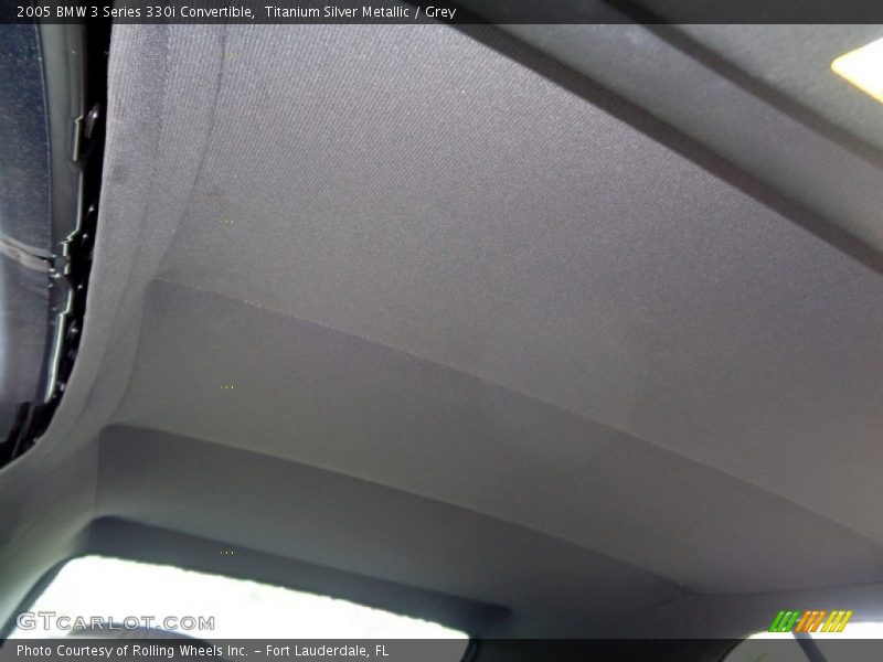 Titanium Silver Metallic / Grey 2005 BMW 3 Series 330i Convertible