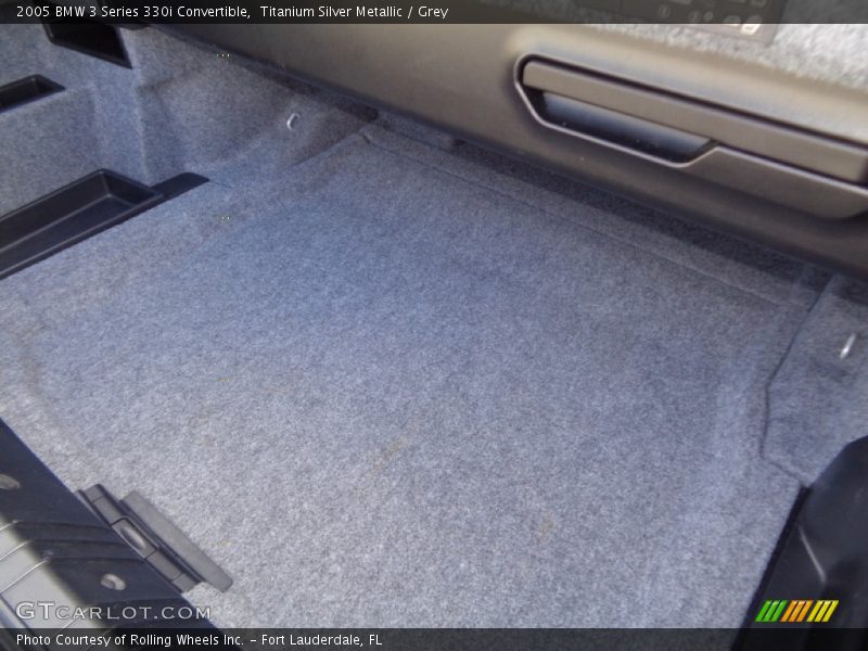 Titanium Silver Metallic / Grey 2005 BMW 3 Series 330i Convertible