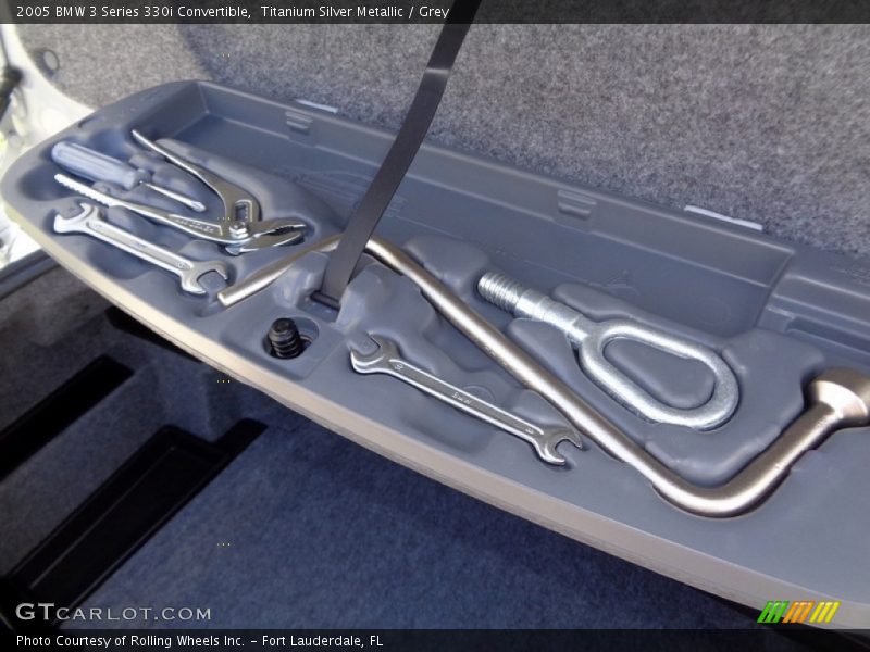 Titanium Silver Metallic / Grey 2005 BMW 3 Series 330i Convertible