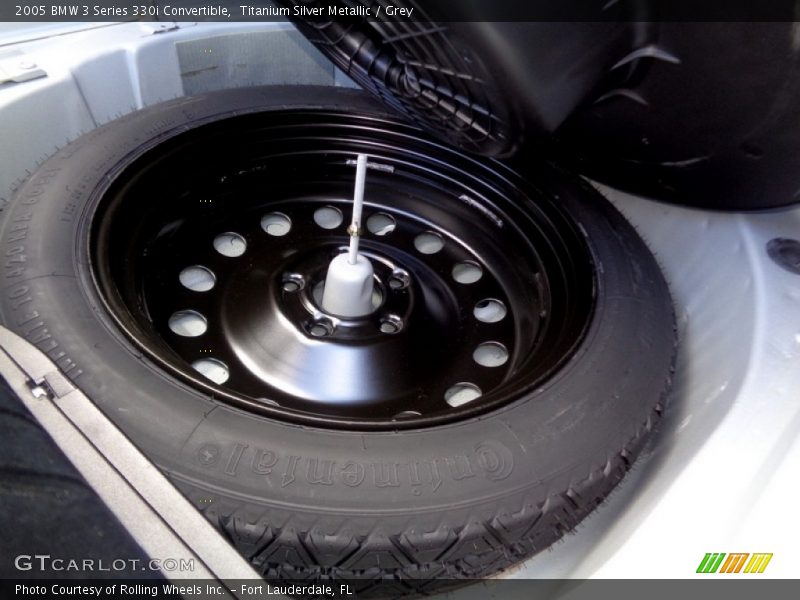 Titanium Silver Metallic / Grey 2005 BMW 3 Series 330i Convertible