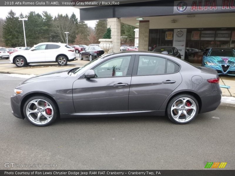  2018 Giulia Ti AWD Vesuvio Gray Metallic