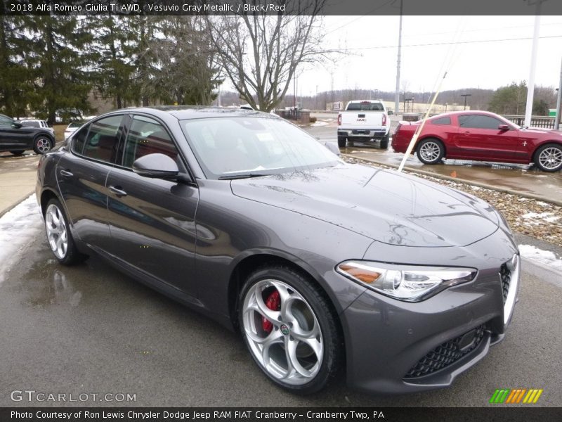 Front 3/4 View of 2018 Giulia Ti AWD