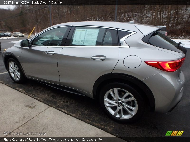 Blade Silver / Graphite 2017 Infiniti QX30