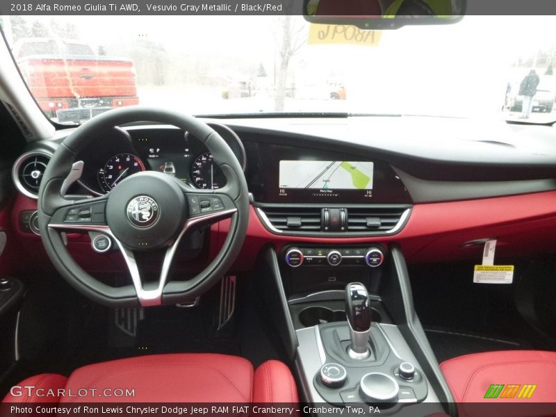 Dashboard of 2018 Giulia Ti AWD