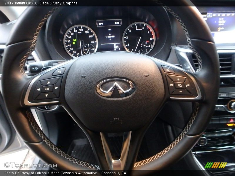 Blade Silver / Graphite 2017 Infiniti QX30