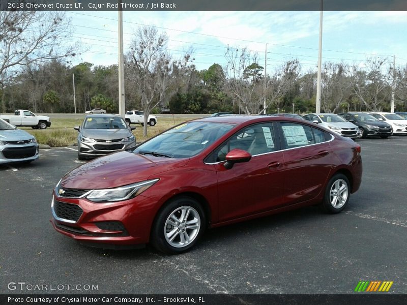 Cajun Red Tintcoat / Jet Black 2018 Chevrolet Cruze LT
