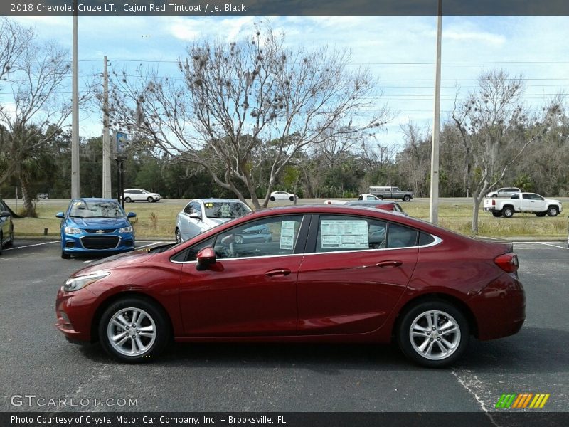 Cajun Red Tintcoat / Jet Black 2018 Chevrolet Cruze LT