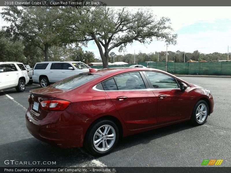 Cajun Red Tintcoat / Jet Black 2018 Chevrolet Cruze LT