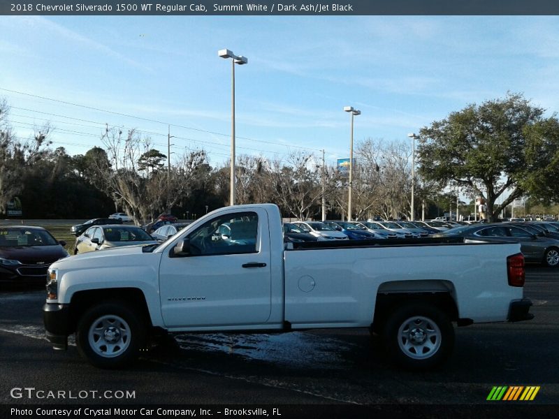 Summit White / Dark Ash/Jet Black 2018 Chevrolet Silverado 1500 WT Regular Cab