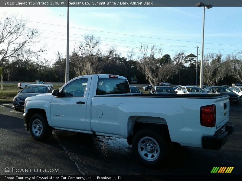 Summit White / Dark Ash/Jet Black 2018 Chevrolet Silverado 1500 WT Regular Cab