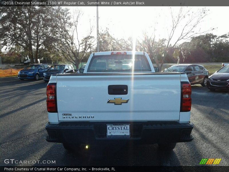 Summit White / Dark Ash/Jet Black 2018 Chevrolet Silverado 1500 WT Regular Cab