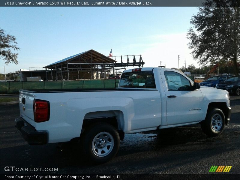 Summit White / Dark Ash/Jet Black 2018 Chevrolet Silverado 1500 WT Regular Cab