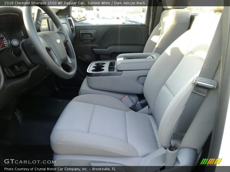 Summit White / Dark Ash/Jet Black 2018 Chevrolet Silverado 1500 WT Regular Cab
