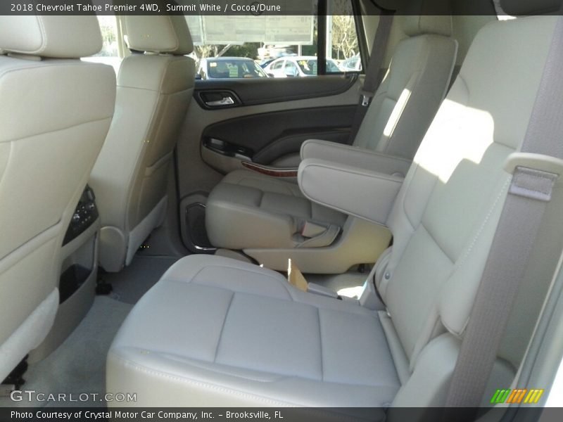 Summit White / Cocoa/Dune 2018 Chevrolet Tahoe Premier 4WD