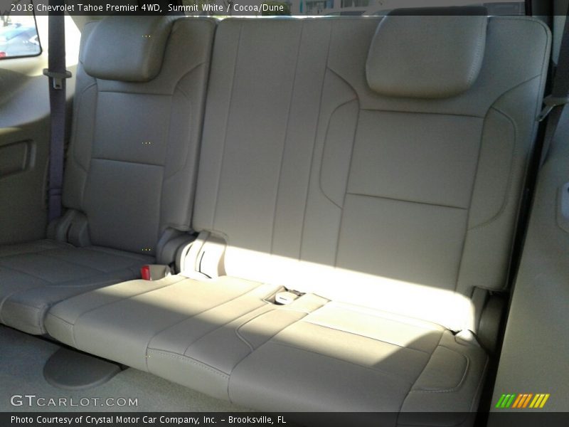 Summit White / Cocoa/Dune 2018 Chevrolet Tahoe Premier 4WD
