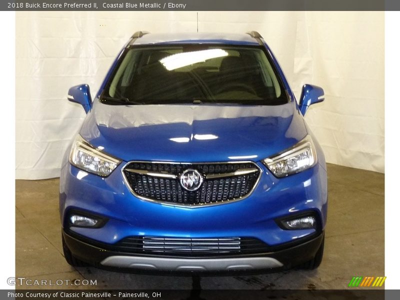 Coastal Blue Metallic / Ebony 2018 Buick Encore Preferred II