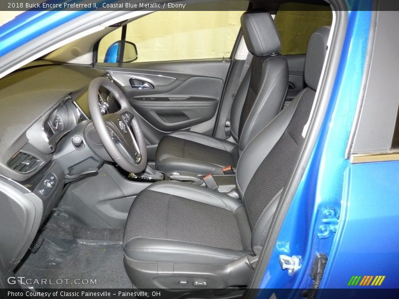 Coastal Blue Metallic / Ebony 2018 Buick Encore Preferred II