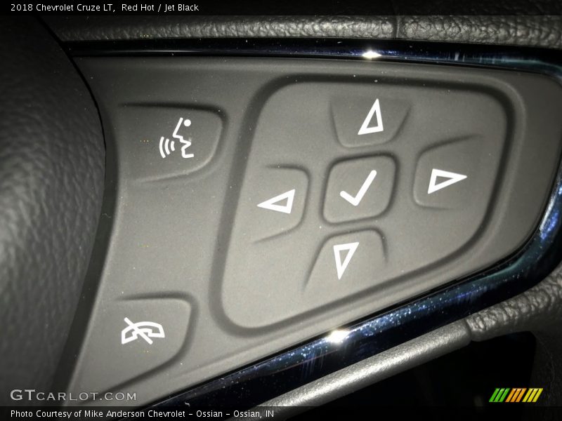 Red Hot / Jet Black 2018 Chevrolet Cruze LT