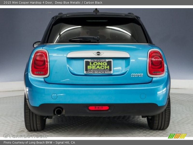 Deep Blue Metallic / Carbon Black 2015 Mini Cooper Hardtop 4 Door