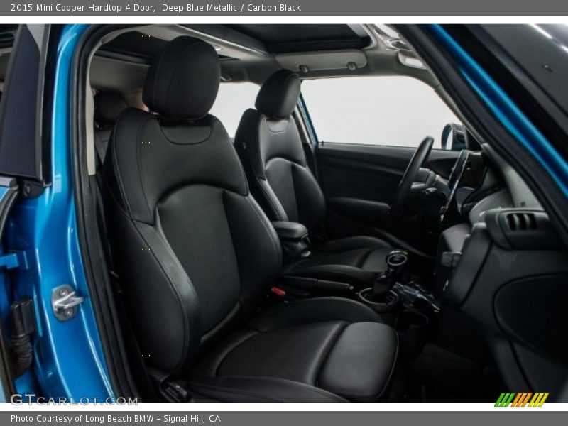 Deep Blue Metallic / Carbon Black 2015 Mini Cooper Hardtop 4 Door