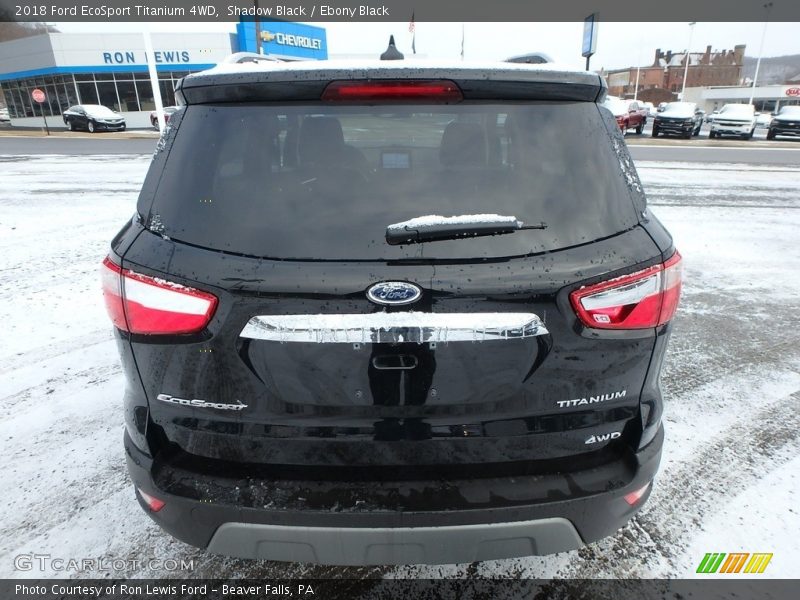 Shadow Black / Ebony Black 2018 Ford EcoSport Titanium 4WD