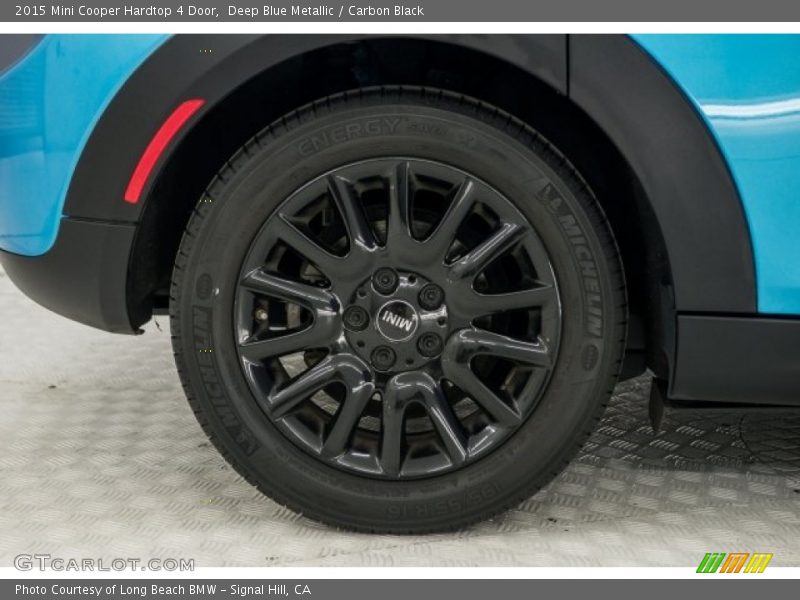 Deep Blue Metallic / Carbon Black 2015 Mini Cooper Hardtop 4 Door