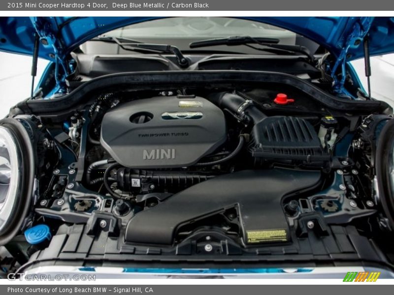 Deep Blue Metallic / Carbon Black 2015 Mini Cooper Hardtop 4 Door