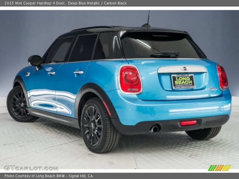 Deep Blue Metallic / Carbon Black 2015 Mini Cooper Hardtop 4 Door