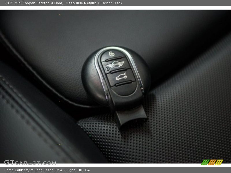 Deep Blue Metallic / Carbon Black 2015 Mini Cooper Hardtop 4 Door