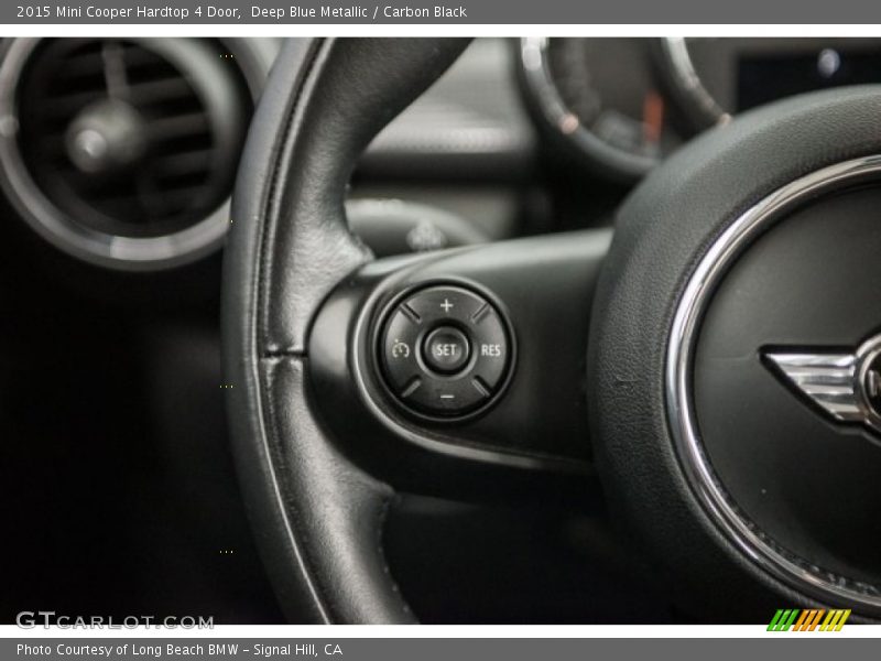 Deep Blue Metallic / Carbon Black 2015 Mini Cooper Hardtop 4 Door