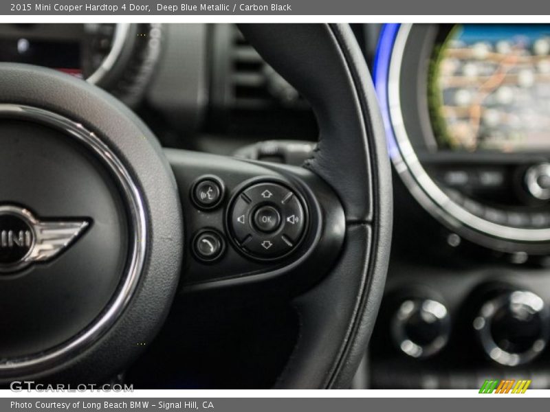 Deep Blue Metallic / Carbon Black 2015 Mini Cooper Hardtop 4 Door