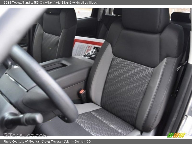 Silver Sky Metallic / Black 2018 Toyota Tundra SR5 CrewMax 4x4