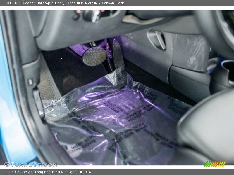Deep Blue Metallic / Carbon Black 2015 Mini Cooper Hardtop 4 Door