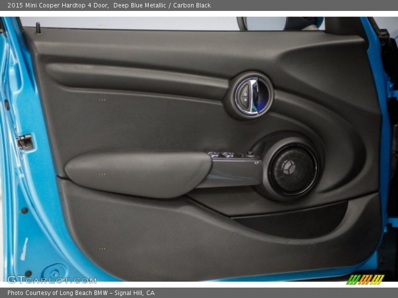 Deep Blue Metallic / Carbon Black 2015 Mini Cooper Hardtop 4 Door