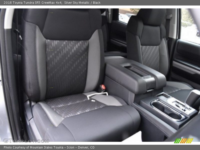 Silver Sky Metallic / Black 2018 Toyota Tundra SR5 CrewMax 4x4