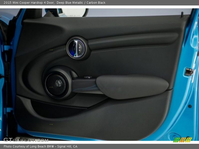 Deep Blue Metallic / Carbon Black 2015 Mini Cooper Hardtop 4 Door