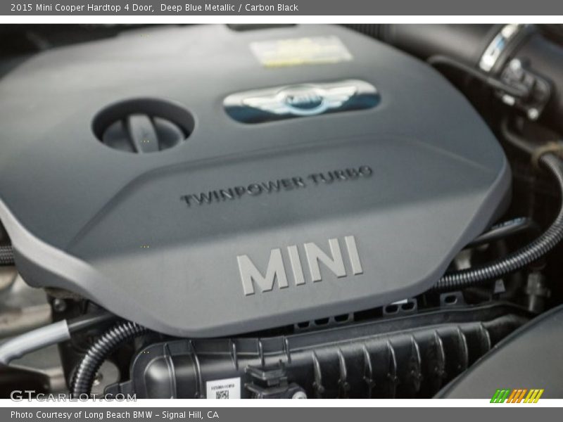 Deep Blue Metallic / Carbon Black 2015 Mini Cooper Hardtop 4 Door
