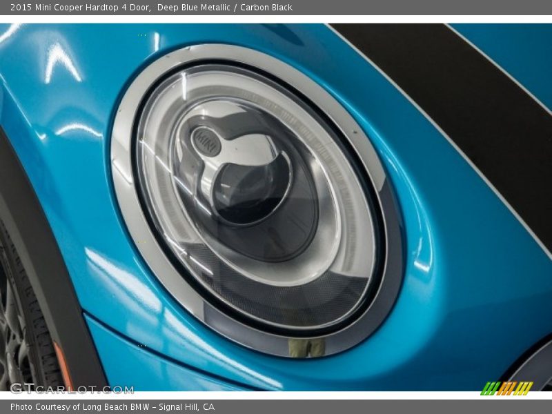 Deep Blue Metallic / Carbon Black 2015 Mini Cooper Hardtop 4 Door