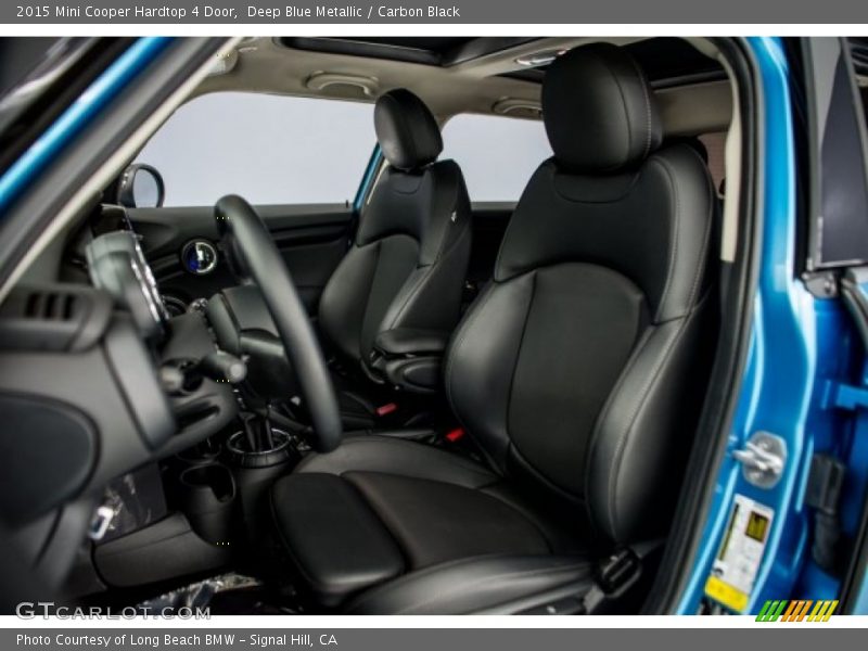 Deep Blue Metallic / Carbon Black 2015 Mini Cooper Hardtop 4 Door