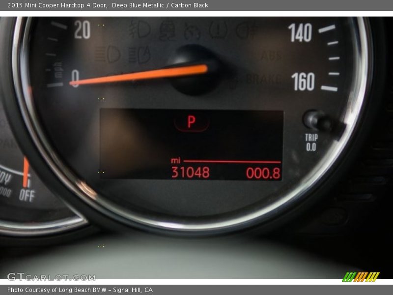 Deep Blue Metallic / Carbon Black 2015 Mini Cooper Hardtop 4 Door