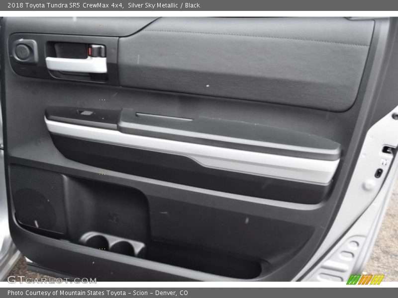 Silver Sky Metallic / Black 2018 Toyota Tundra SR5 CrewMax 4x4