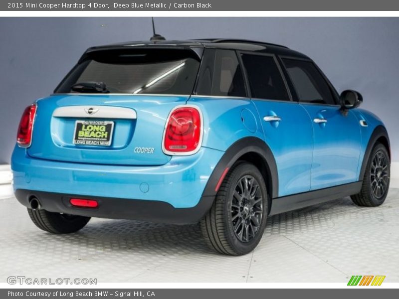 Deep Blue Metallic / Carbon Black 2015 Mini Cooper Hardtop 4 Door