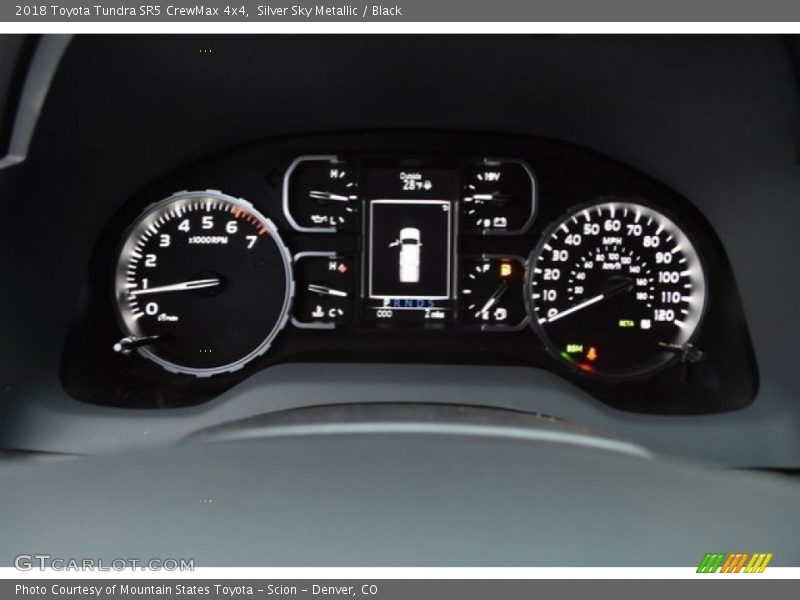 Silver Sky Metallic / Black 2018 Toyota Tundra SR5 CrewMax 4x4